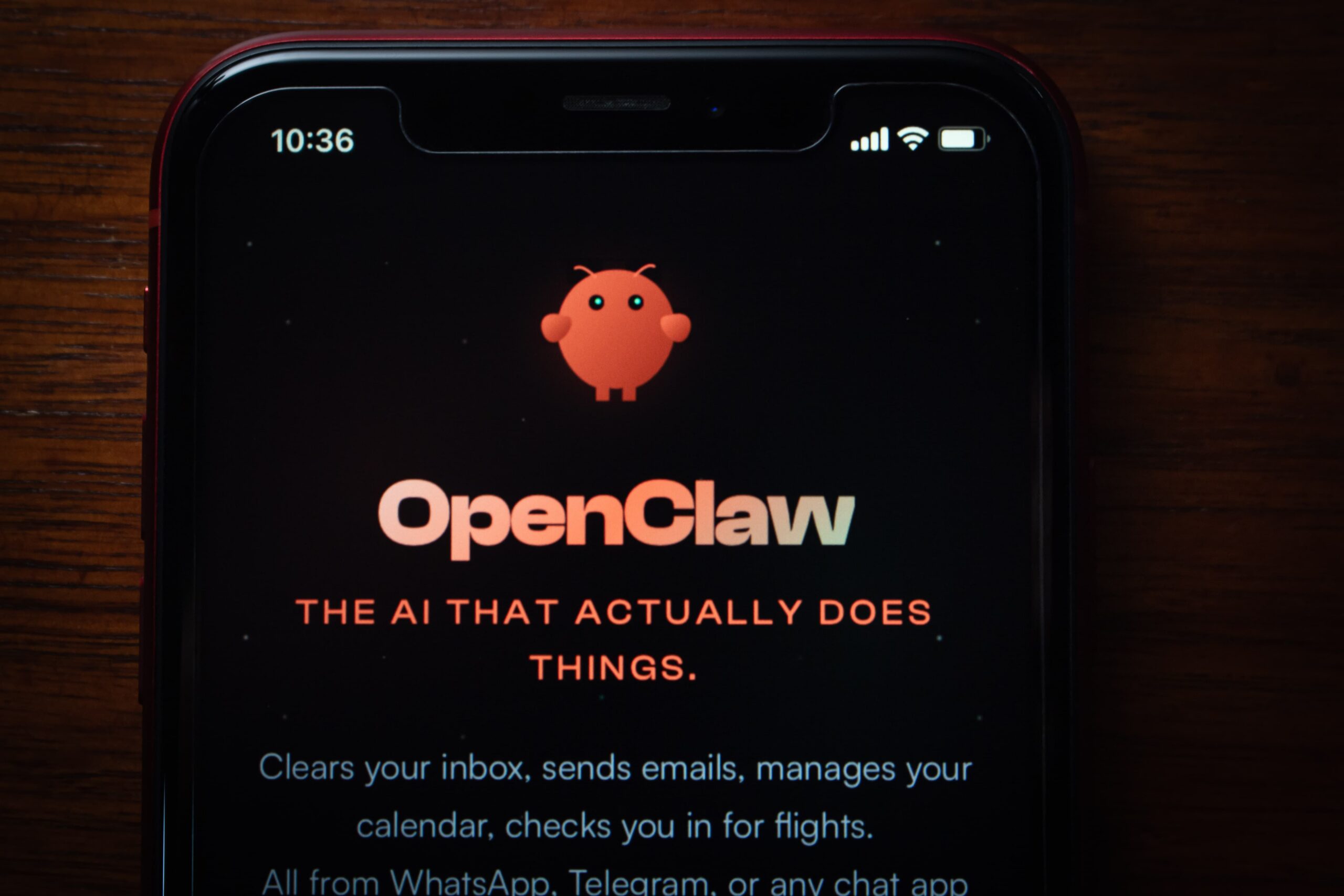 OpenClaw AI agent lobster mascot